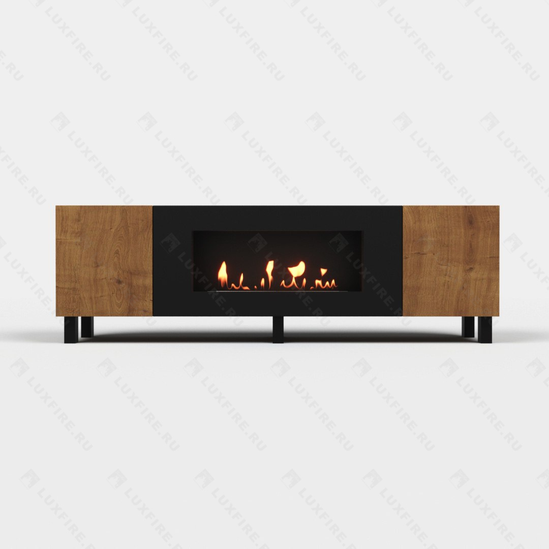 Тумба универсальная Lux Fire "Байкал Н" 1600, ножки, дуб вотан, с биокамином 900 Тумба универсальная Lux Fire "Байкал Н" 1600, ножки, дуб вотан, с биокамином 900 по цене 69 248 руб.