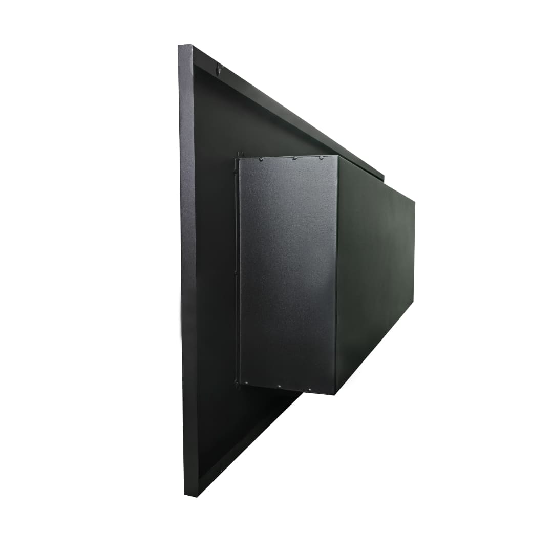 Биокамин "Русский огонь" Лофт 1800V встраиваемый с декоративным стеклом (стемалитом) по цене 57 200 руб.