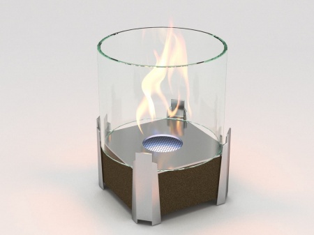 Настольный биокамин Lux Fire "Рондо" S Бронза по цене 12 760 руб.