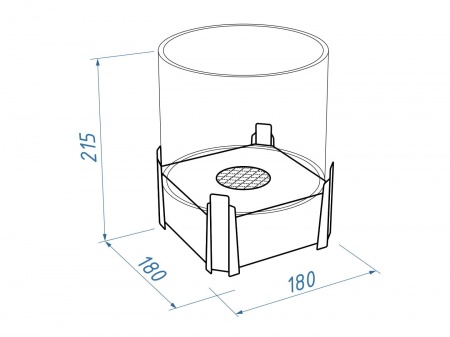 Настольный биокамин Lux Fire Зодиак "Близнецы" Чёрный по цене 15 000 руб.