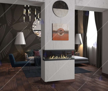 Встраиваемый торцевой очаг 600 SappFire по цене 37 990 руб.