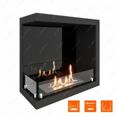 Биокамин угловой SteelHeat Leader 500 левый стекло + стемалит Биокамин угловой SteelHeat Leader 500 левый стекло + стемалит по цене 28 389 руб.